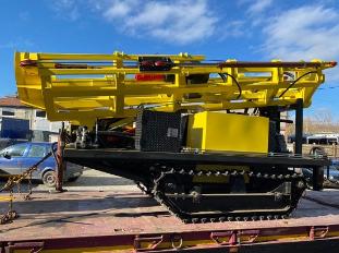 Самоходные буровые установки, геологоразведочные скважины, купить буровую установку для скважин на воду на собственном ходу, Самоходная Шнековая буровая установка, МГБУ для бурения шнеком большим диаметром