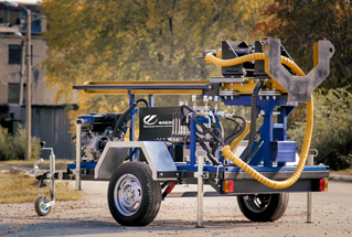 Обзор: Буровая установка для бурения скважин на воду TS-15 (ТС-15)