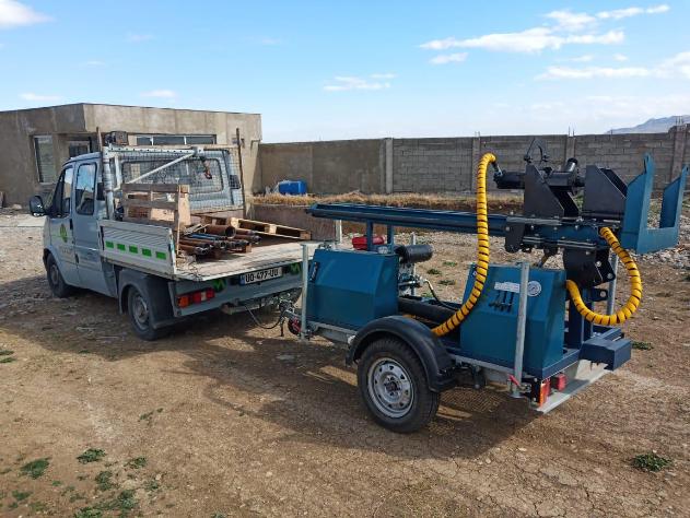 TS-20 буровая установка в Грузии!