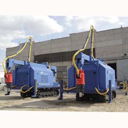 Гидробур на экскаватор погрузчик, КМУ, установка винтовых свай, гидровращатель