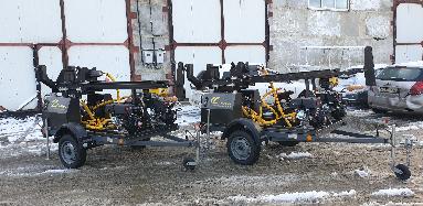 буровая установка?, Применение бурового устройства, Любая бур установка, механизм для бурения, бур установка на прицепе