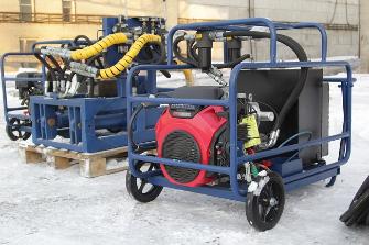 Технология прокола, типы установок прокола грунта, купить установку прокола грунта из колодца, Установка прокола ФОБОС