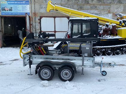 малогабаритная буровая установка, выполнения буровых работ в ограниченных условиях, МГБУ на прицепе, бурить на различные глубины, Преимущество МГБУ